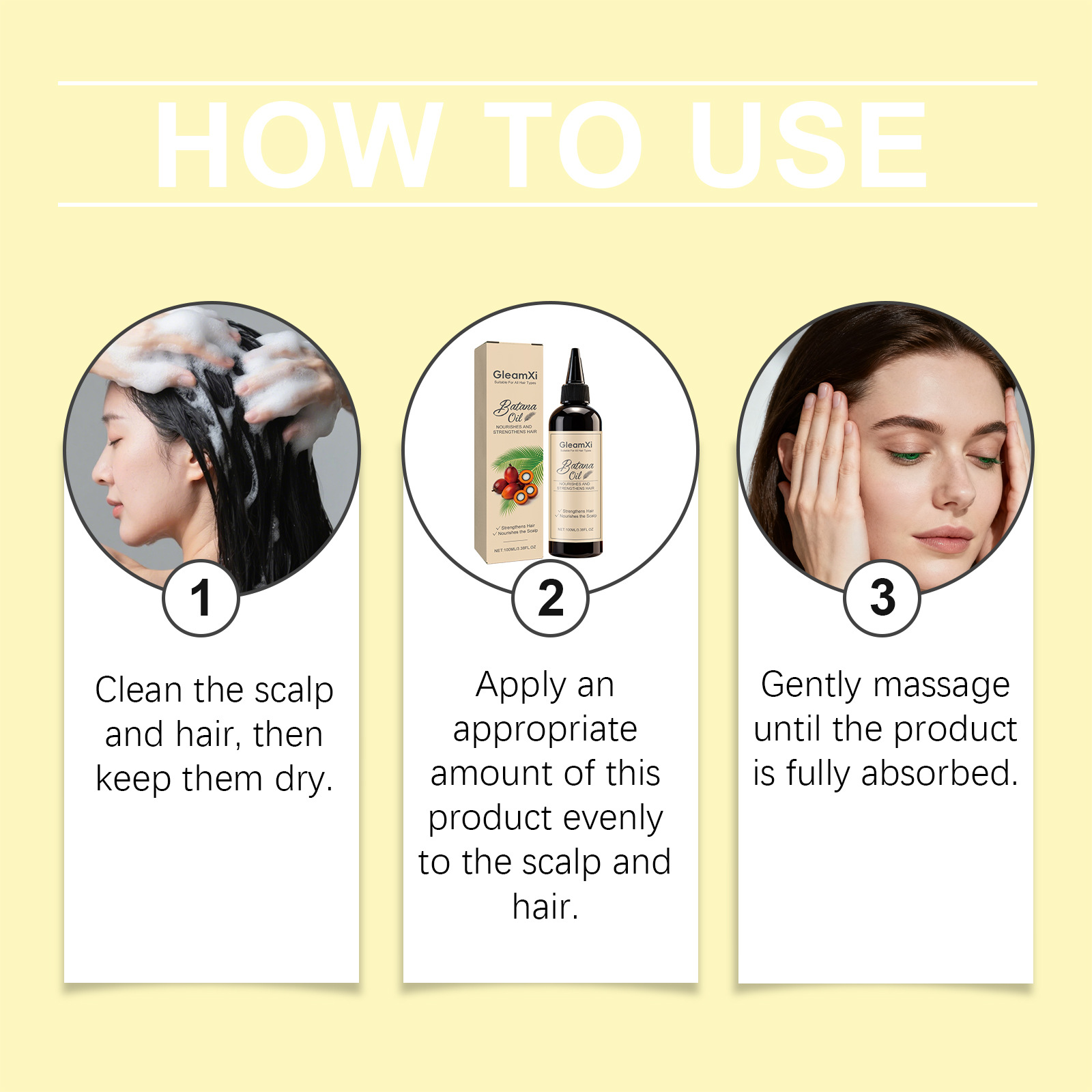 Hair Care Naturally - Aceite Esencial para el Cabello Batana,