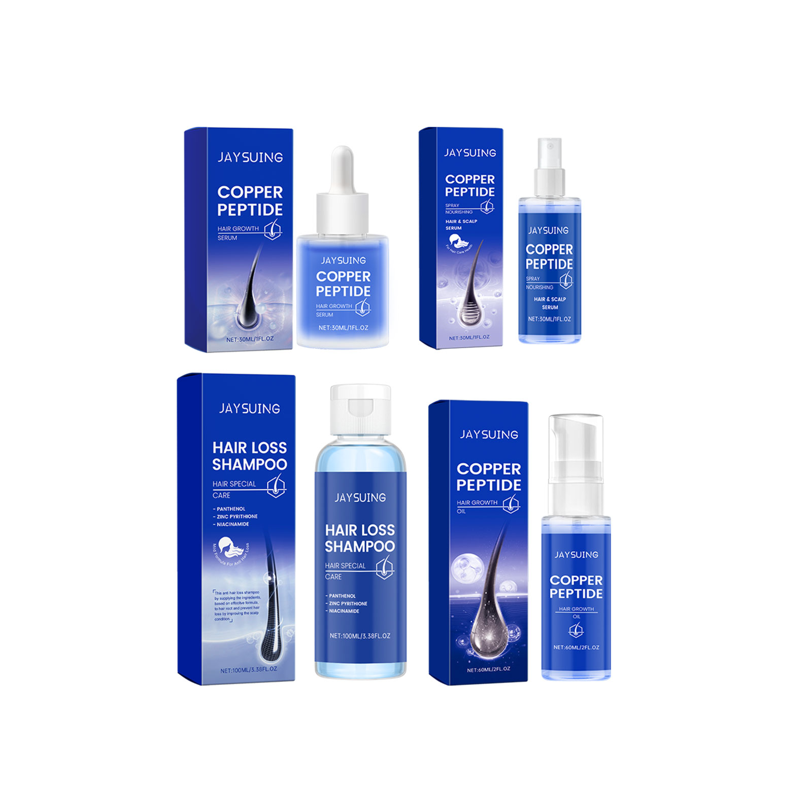 Champú con péptido de cobre, s - Hair Care Essence Oil reseña y precio