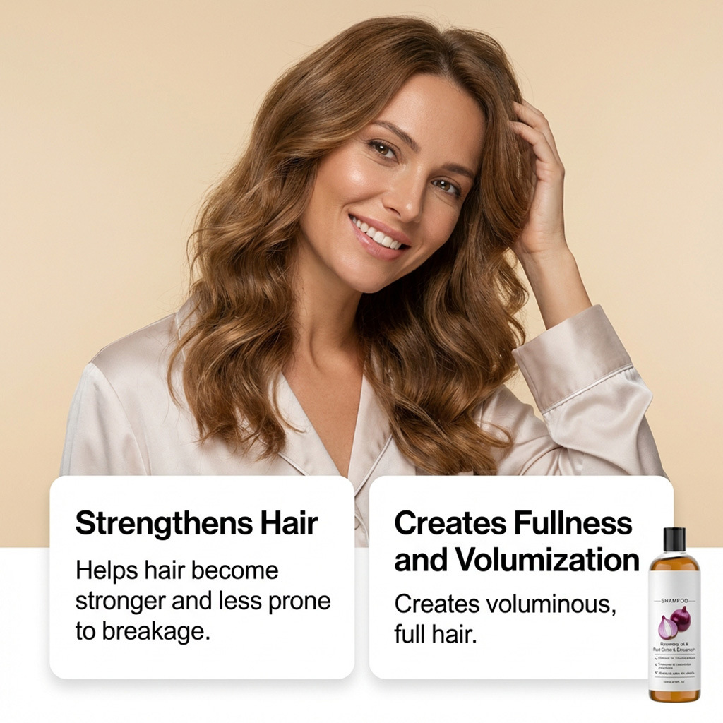 Champú de Cebolla Roja y Romer - Hair Care For Hair Fall reseña y precio
