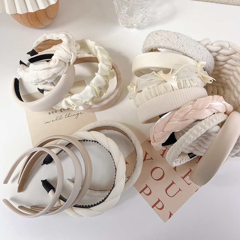 Diadema ancha Beige con efecto - Hair Care Lotion reseña y precio