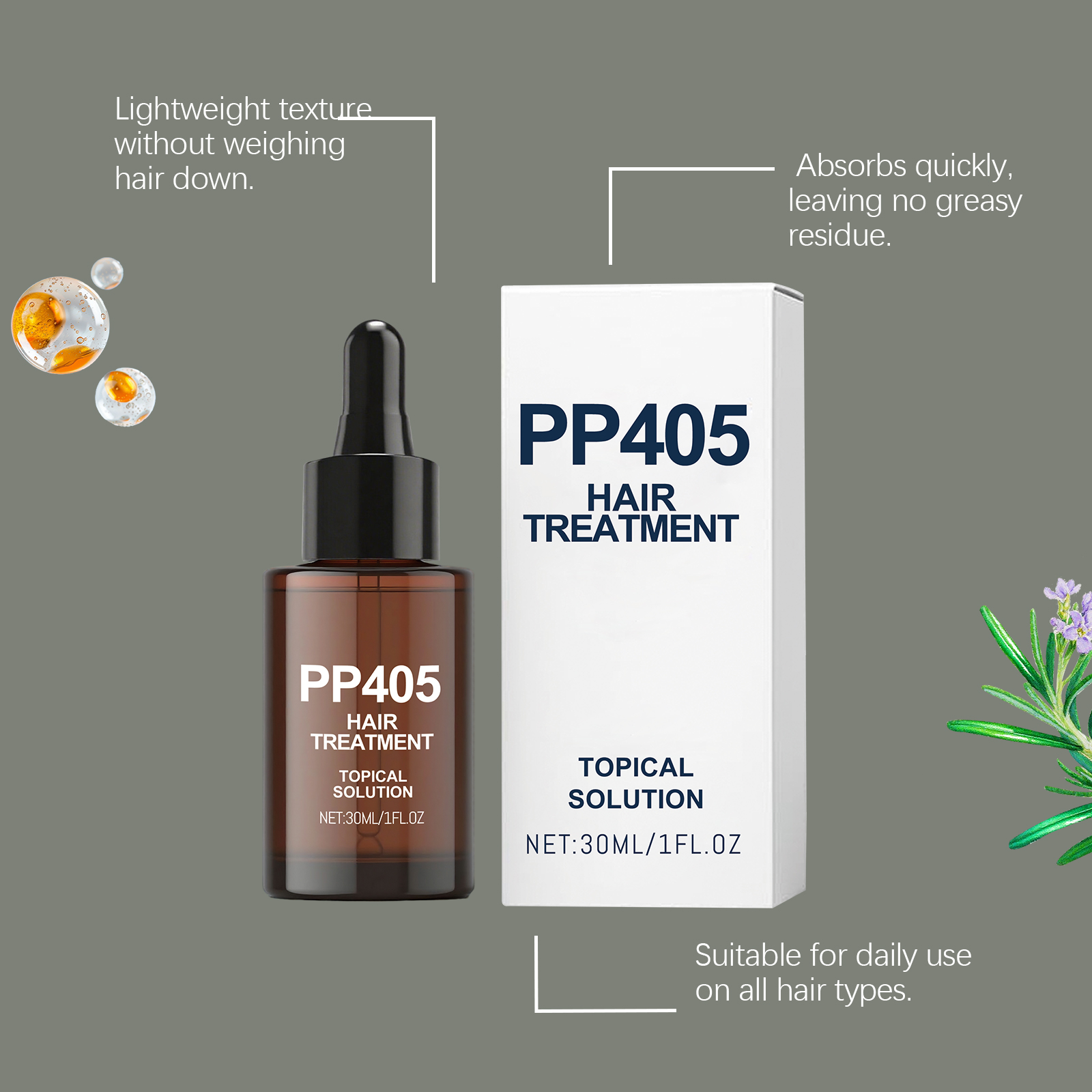 Aceite para el Cabello PP405,  - Hair Care Essence Oil reseña y precio
