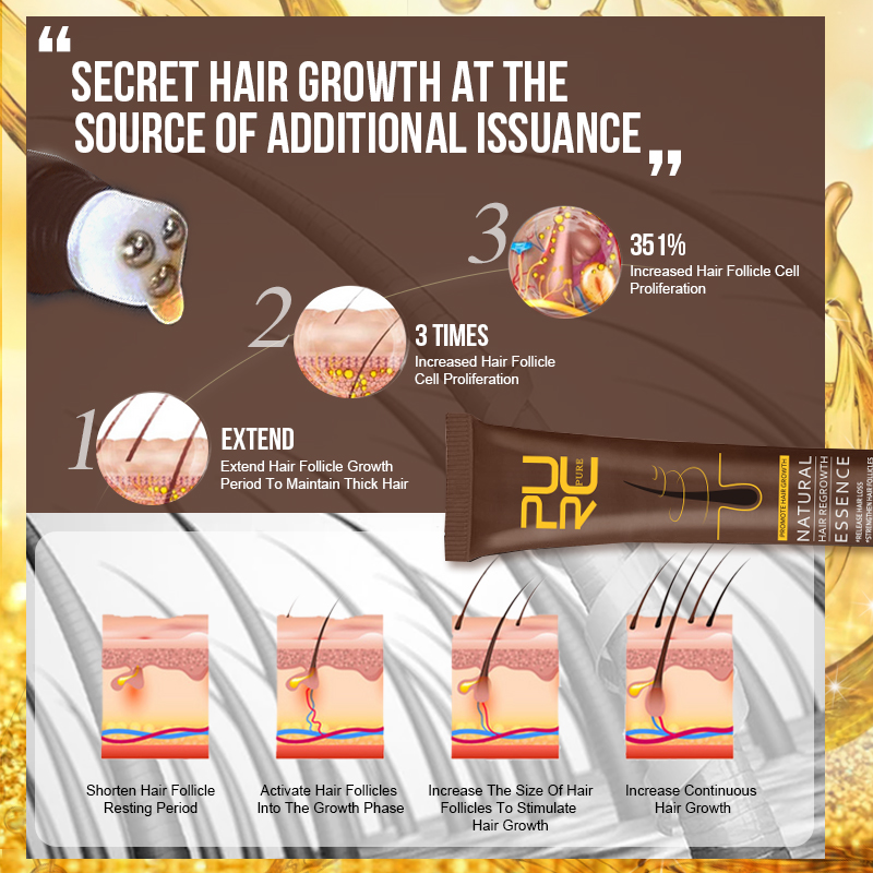 PURC-suero para el crecimiento - Hair Care Essence Oil reseña y precio