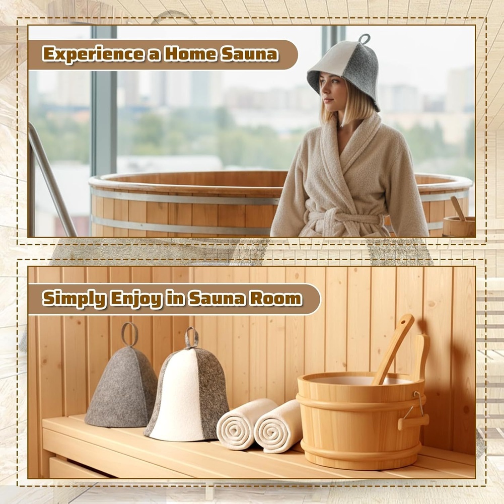 Home Sauna Gorro de sauna gris - Hair Care Daily Routine reseña y precio