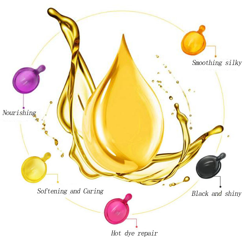 1 botella de cápsula de aceite - Hair Care Ellips reseña y precio