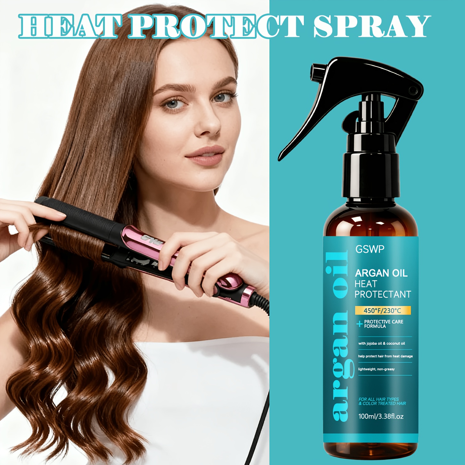 GSWP Spray Protector con Aceit - Heat Protectant Spray reseña y precio